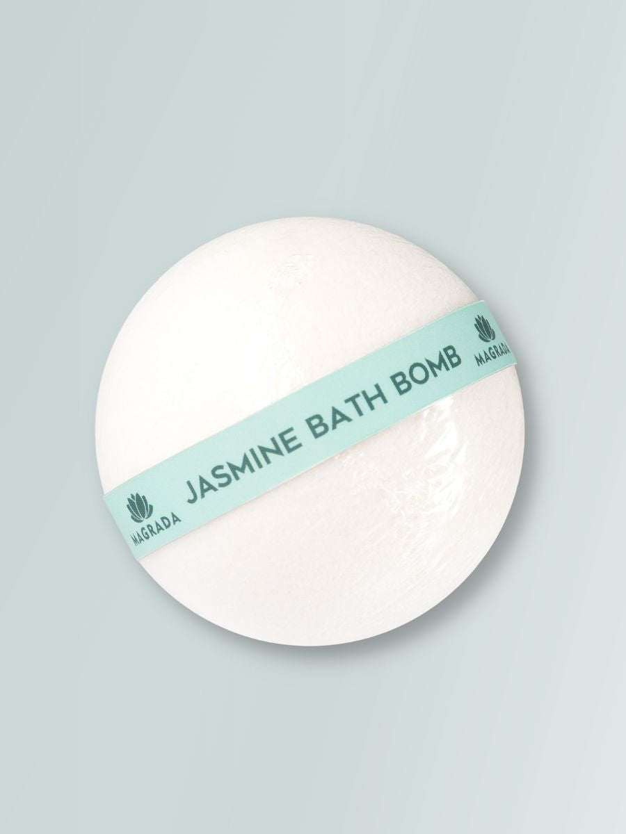 Divine Jasmine Bath Bomb su vitaminu E - 4 bombų rinkinys