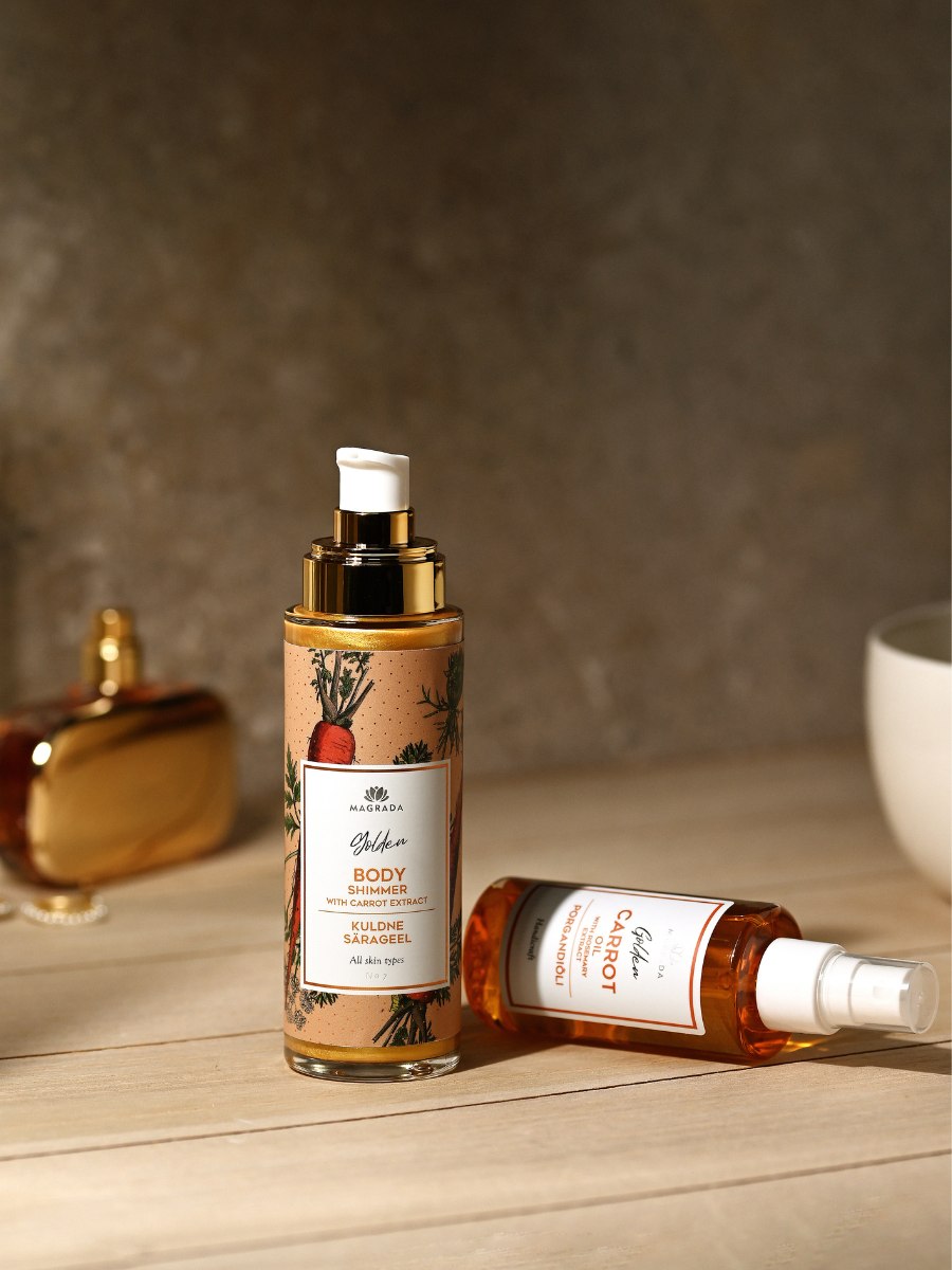 Auksinis blizgesys su morkų ekstraktu - 100 ml