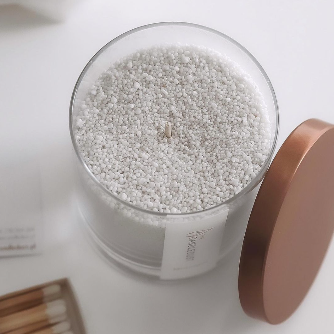 Miltelių pavidalo žvakė stikle - Gin+Tonic 160g