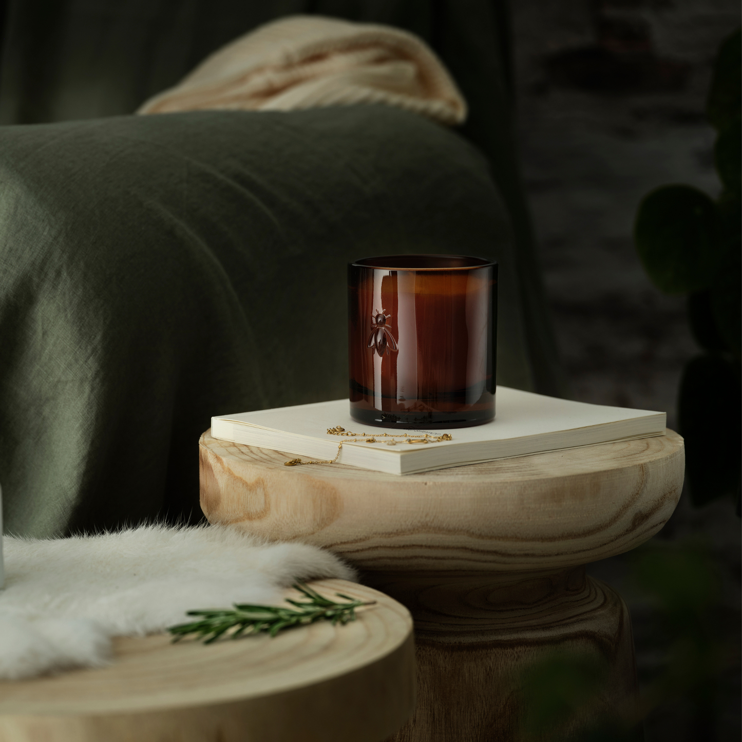 Apelsinų žiedų bičių žvakė