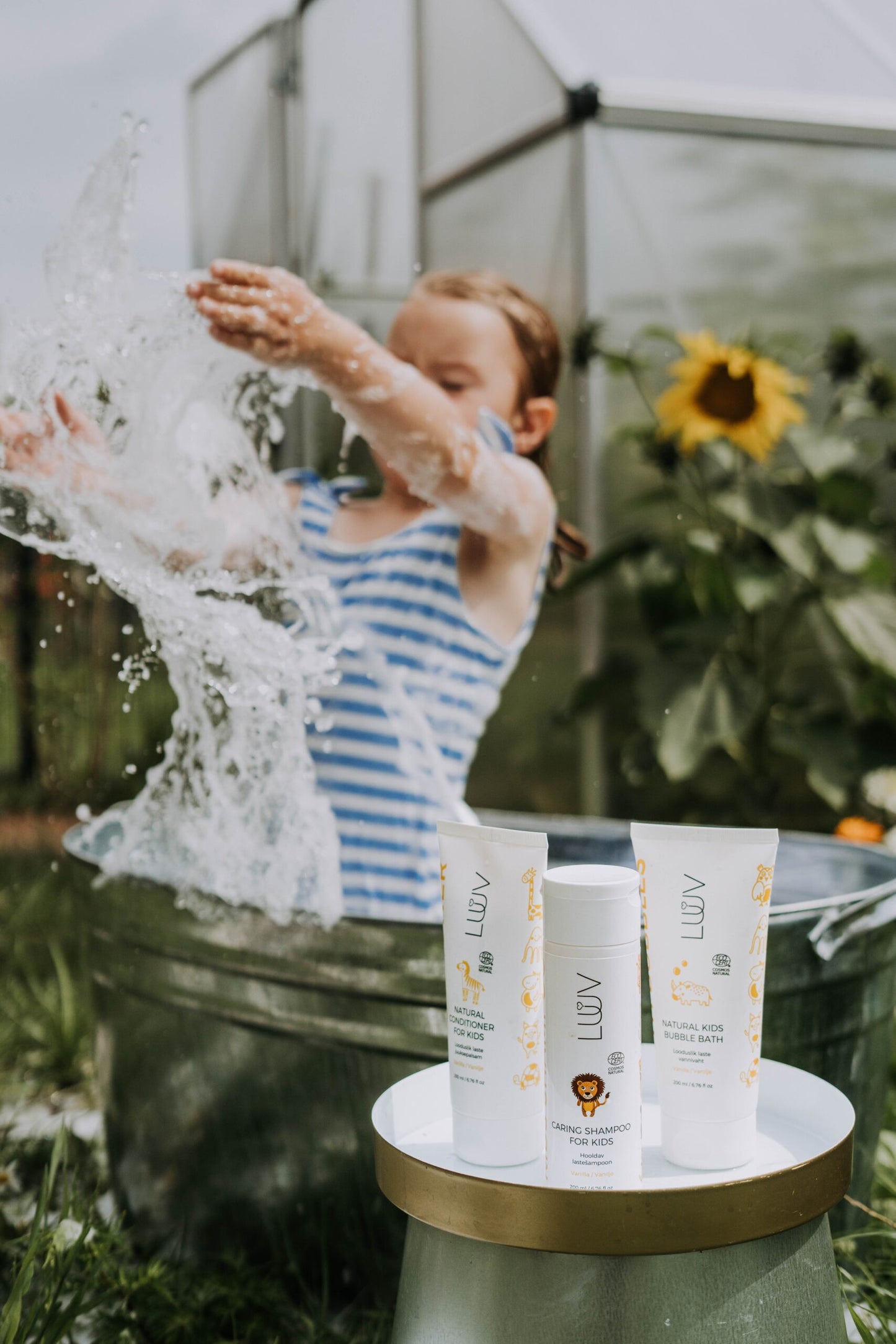 Vaikiškas kondicionierius Vanilla COSMOS, 200ml