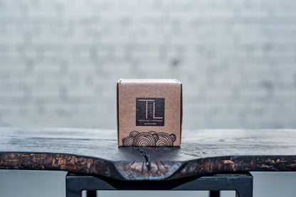 Rankų darbo sojų vaško žvakė su lengvu vanilės kvapu