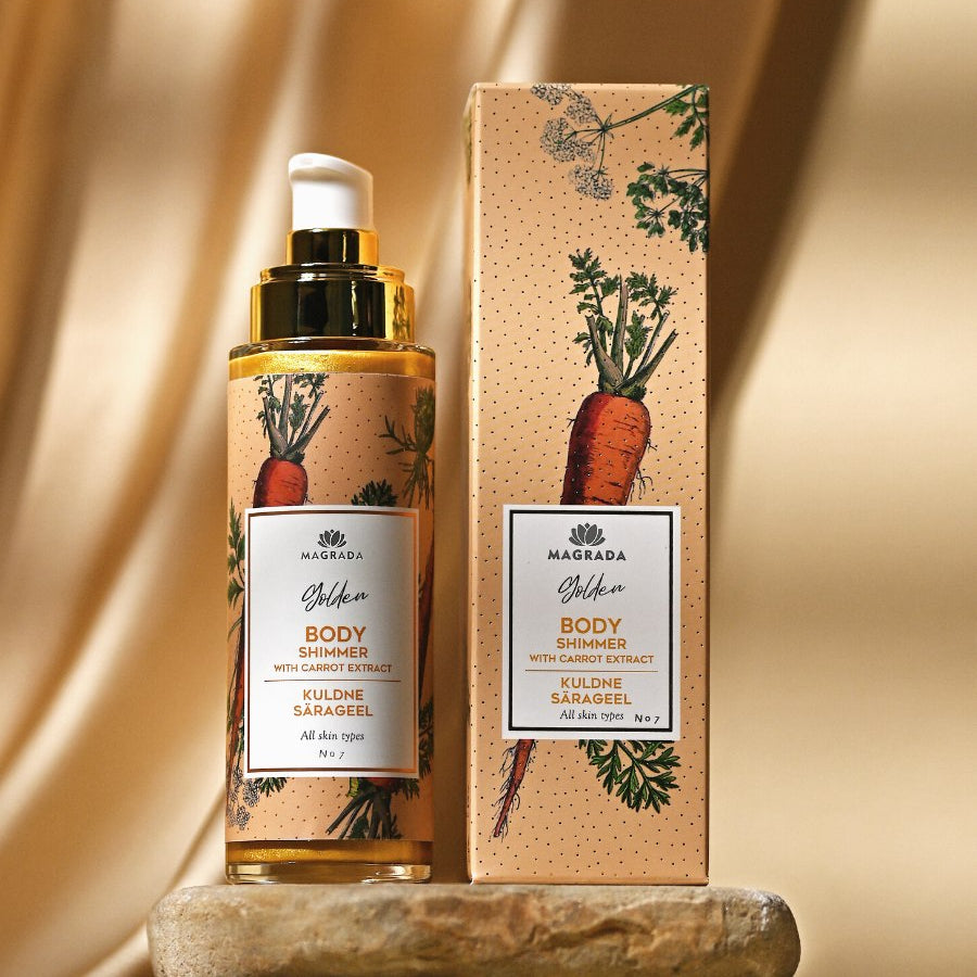 Auksinis blizgesys su morkų ekstraktu - 100 ml