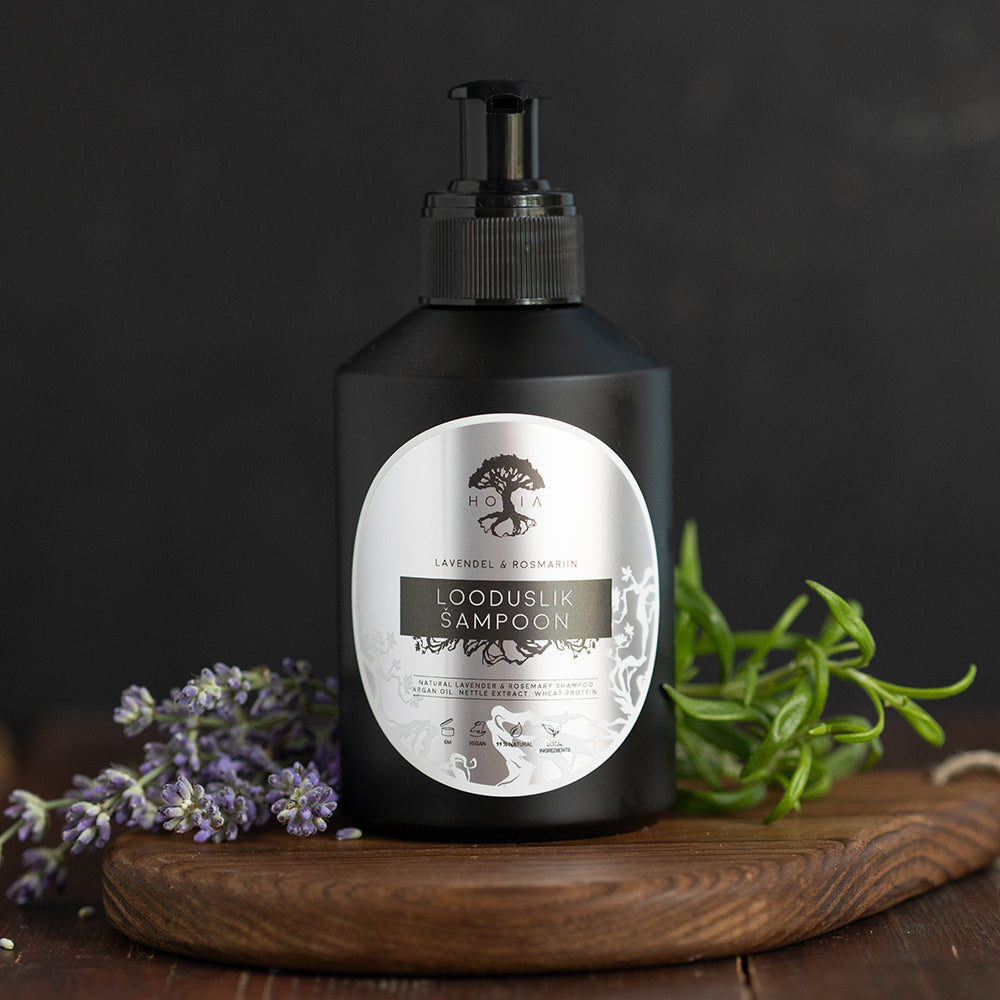 Ekologiškas šampūnas Lavender & Rosemary, 200ml