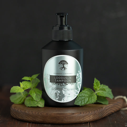 Ekologiškas šampūnas Peppermint & Bergamot, 200ml