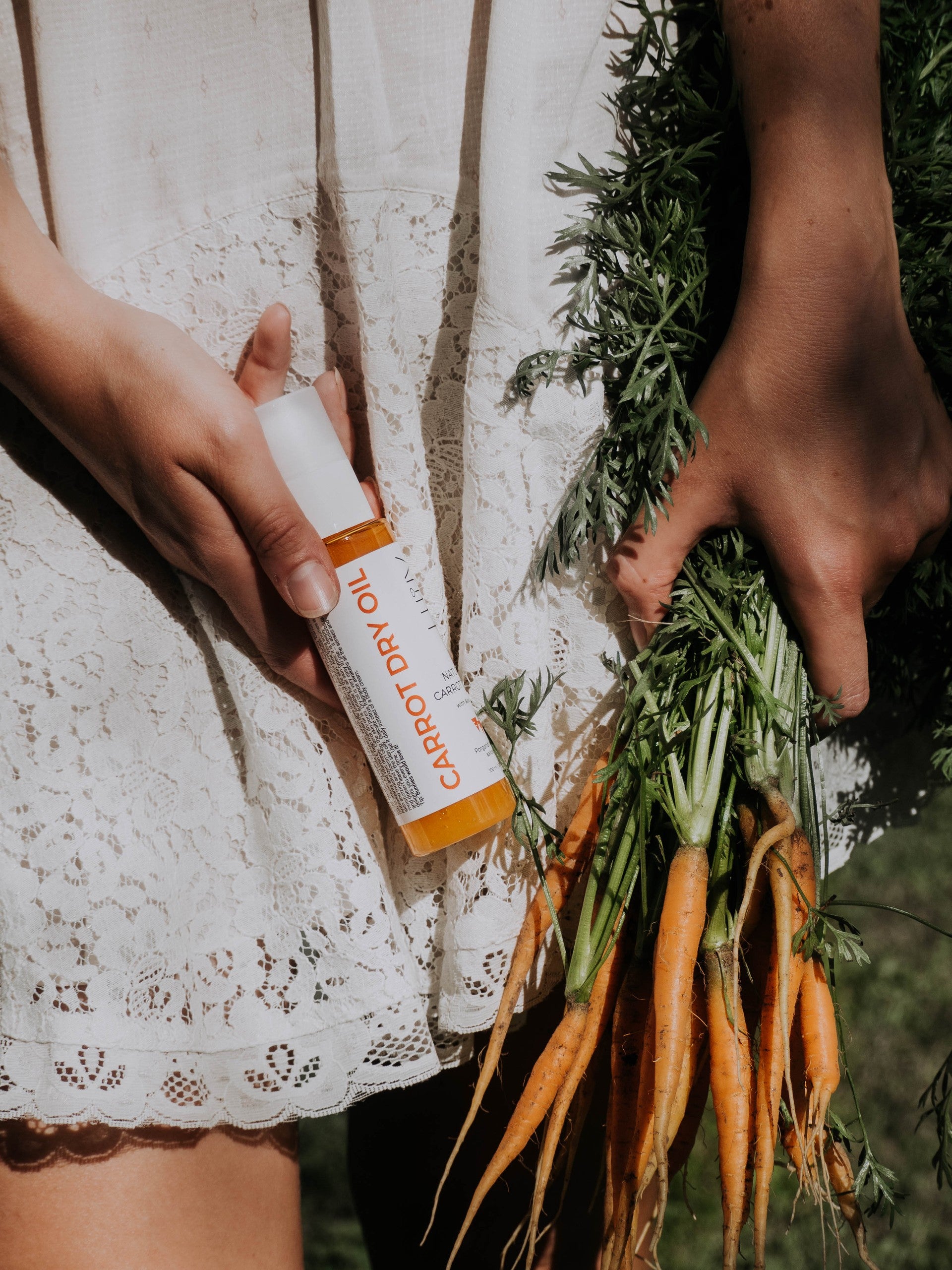 Natural Carrot Dry Oil With Aloe Vera, 100ml